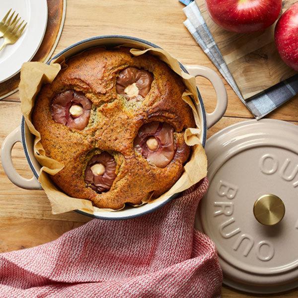 BRUNO（ブルーノ） ホーロー鍋 ih おしゃれ 直火 3〜4人用 両手鍋 28cm