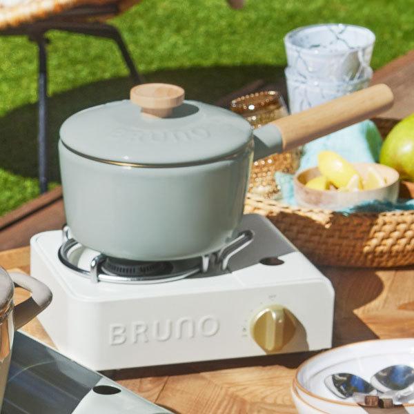 Bruno IH鍋 BRUNO（ブルーノ） ホーロー鍋 おしゃれ ih対応 片手鍋 琺瑯 調理道具