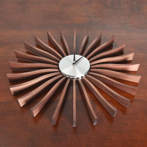 George Nelson 壁掛け時計 掛け時計 おしゃれ 大きい 北欧 木製