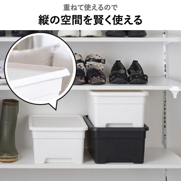 squ+ 収納ケース クローゼット 収納ボックス 押し入れ 深型 蓋付き