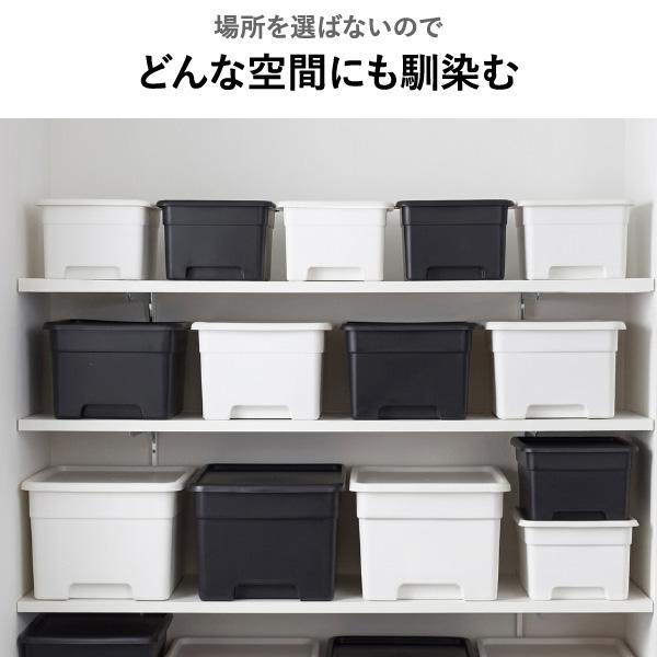 squ+ 収納ケース クローゼット 収納ボックス 押し入れ 深型 蓋付き