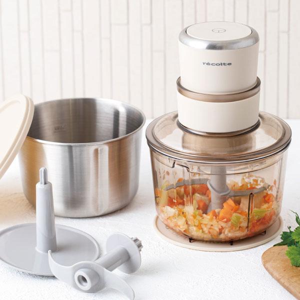 recolte（レコルト） ミキサー ブレンダー ジューサー スムージー 氷対応 離乳食 泡立て器 おしゃれ 大容量 氷も砕ける 1L ...