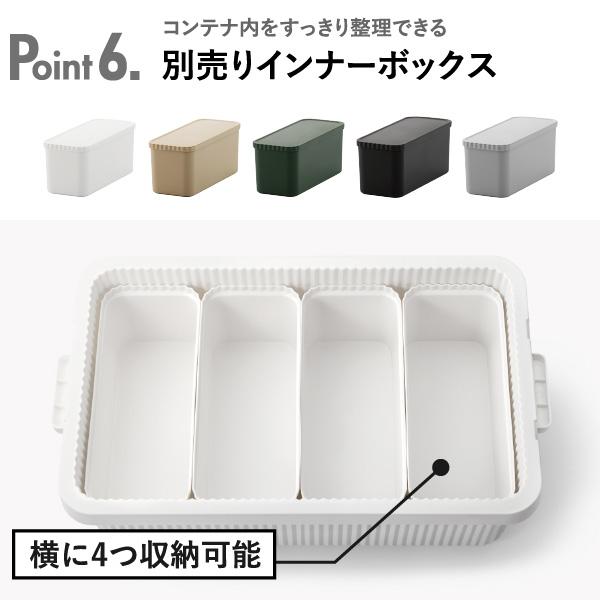 Like-it（ライクイット） 収納ボックス ふた付き 収納ケース コンテナ