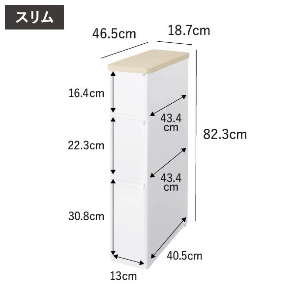 Like-it（ライクイット） 収納ボックス おしゃれ キャスター付き