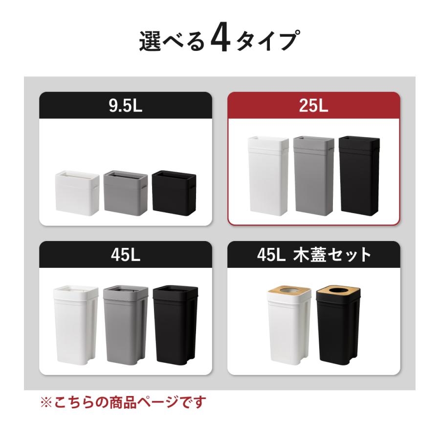 Like-it（ライクイット） ゴミ箱 スリム おしゃれ 分別 キッチン 袋が