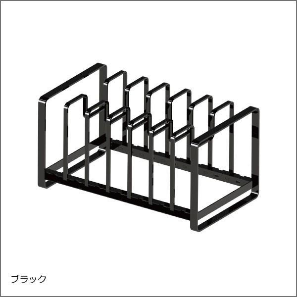 シンク下 収納 ラック 鍋ふた スタンド 収納 山崎実業 シンク下フライパン＆鍋蓋スタンド タワー tower｜mamachi｜04