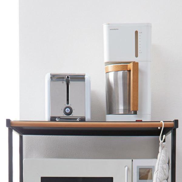 tower ゴミ箱上収納ラック キッチン 台所 収納式ゴミ箱 おしゃれ