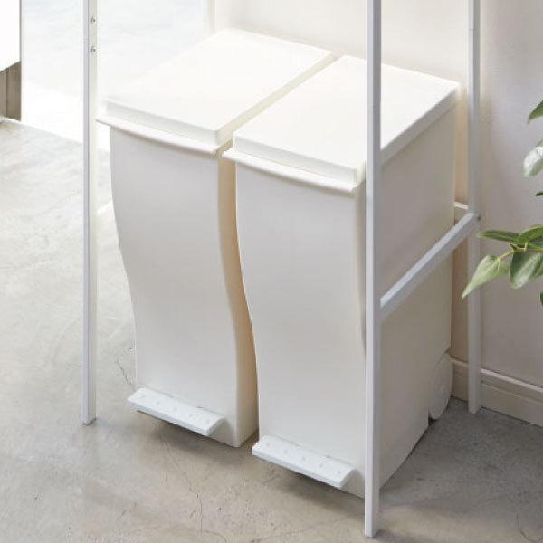 tower ゴミ箱上収納ラック キッチン 台所 収納式ゴミ箱 おしゃれ