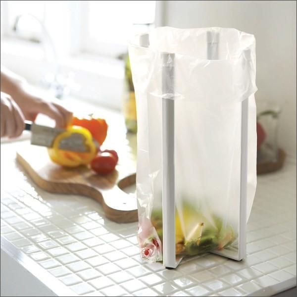 喜ばれる誕生日プレゼント キッチン 収納 台所 キッチン雑貨 おしゃれ キッチン用品 三角コーナーいらず ゴミ箱 生ゴミ ポリ袋エコホルダー L タワー Tower Materialworldblog Com