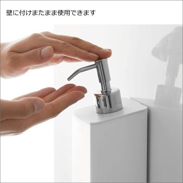 シャンプーボトル おしゃれ そのまま 詰め替えボトル 袋ごと ポンプ ソープディスペンサー 壁付け マグネットツーウェイディスペンサー タワー 3個セット|mamachi|04