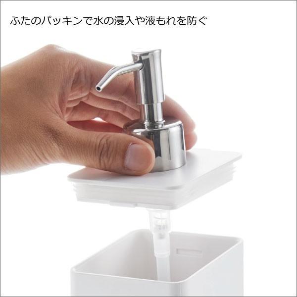 シャンプーボトル おしゃれ そのまま 詰め替えボトル 袋ごと ポンプ ソープディスペンサー 壁付け マグネットツーウェイディスペンサー タワー 3個セット|mamachi|06