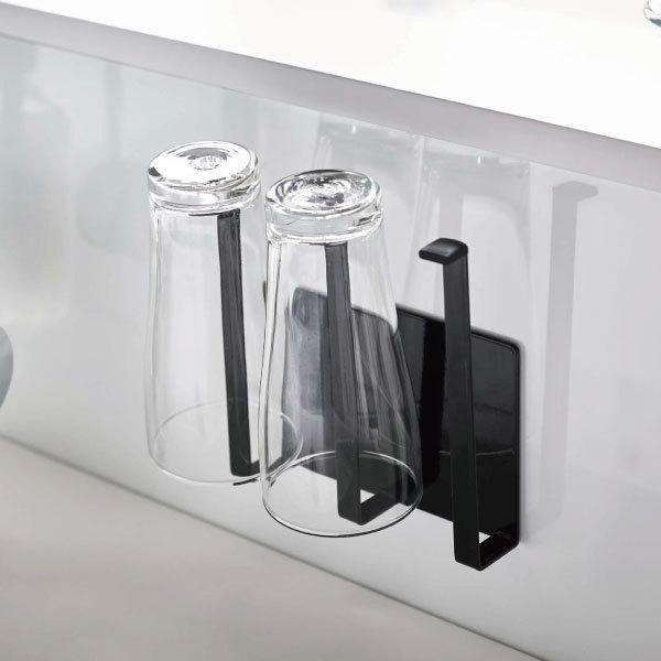 tower グラスホルダー スリム おしゃれ 水切り 磁石 グラススタンド