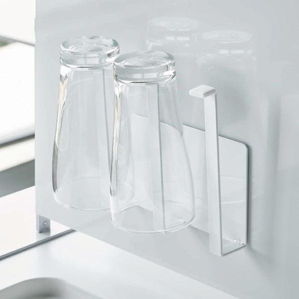 tower グラスホルダー スリム おしゃれ 水切り 磁石 グラススタンド