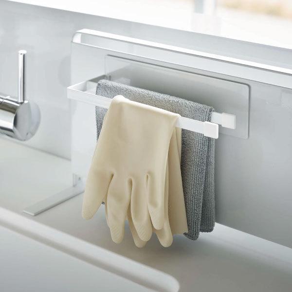 1年保証 ふきん掛け おしゃれ 磁石 ゴム手袋掛け 布巾ハンガー キッチン収納 収納ハンガー 北欧 インテリア雑貨 山崎実業 マグネット布巾ハンガー タワー スリム Tower Wantannas Go Id