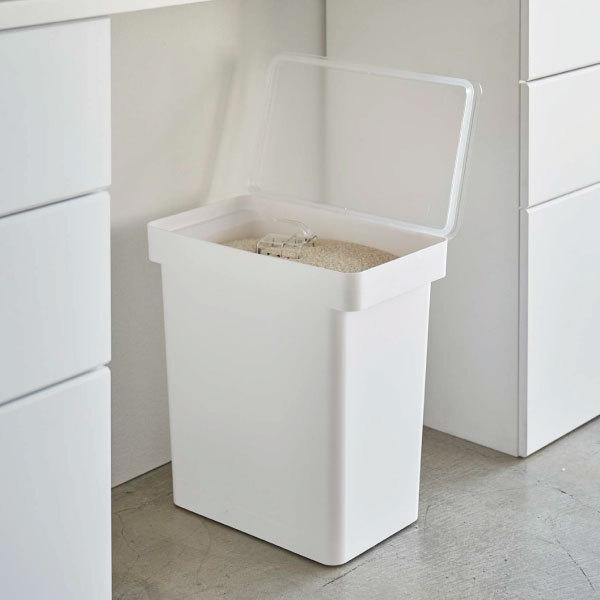 tower 米びつ おしゃれ 10kg袋ごと スリム 大容量 米櫃 ライス