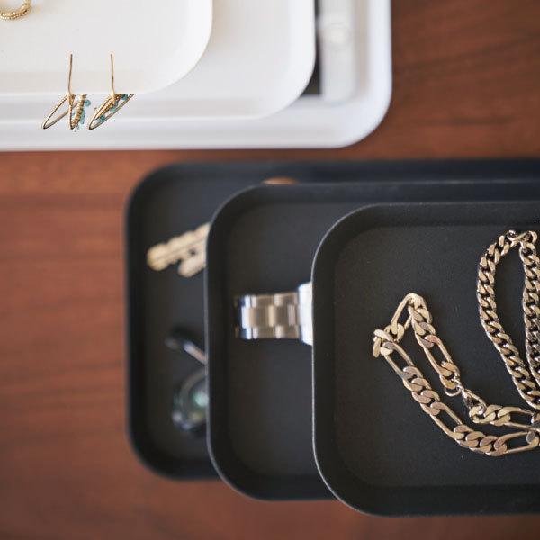 tower アクセサリートレイ おしゃれ 3段 スリム 小物入れ スマホ 時計