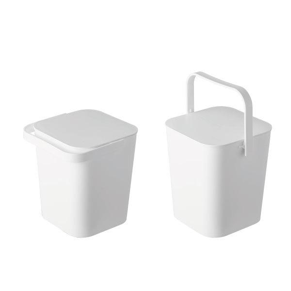 tower バケツ おしゃれ 四角 蓋付き 角型 ハンドル付き 収納ボックス