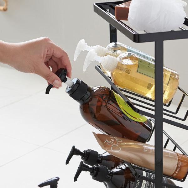 tower バスラック 4段 おしゃれ スリム 浴室収納 お風呂場収納