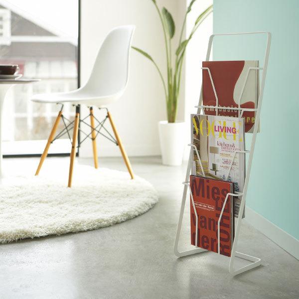 在庫あり 即出荷可 マガジンラック おしゃれ スリム 北欧 雑誌 本 収納 リビング雑貨 シンプル モノトーン タワーシリーズ 公式 山崎実業 マガジンスタンド タワー 4段 Tower Originaljustturkey Com