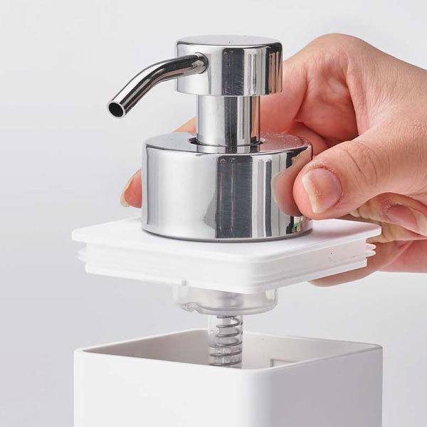 tower ソープディスペンサー ステンレス おしゃれ ボトル 容器 バス