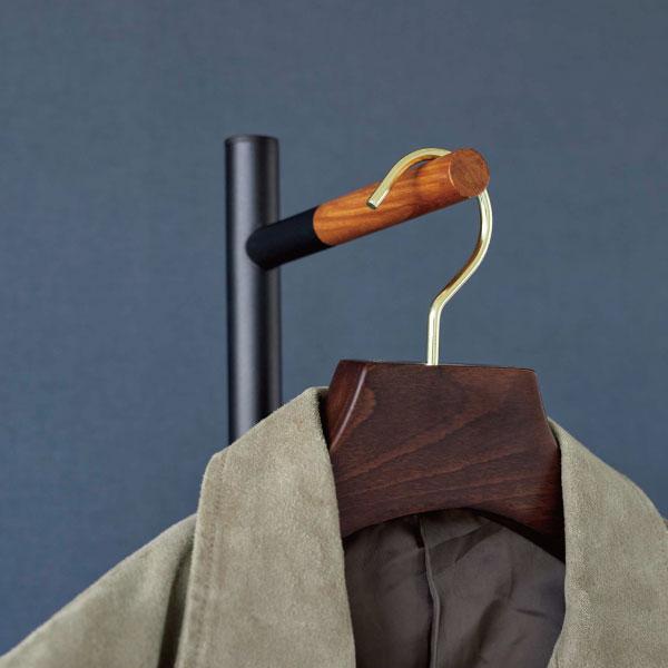 コートハンガー スリム 省スペース おしゃれ 収納スタンド コート掛け モノトーン 上着掛け 山崎実業 エントランスコートハンガー タワー tower