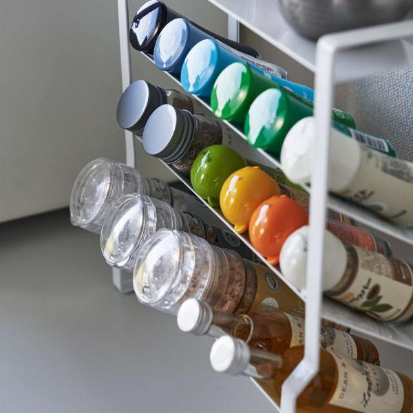 tower 調味料ラック スリムラック 約幅25cm キッチンラック おしゃれ