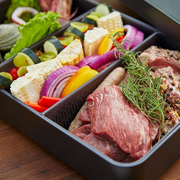 tower 食材入れ おしゃれ タワーシリーズ 公式 蓋付き BBQ バット