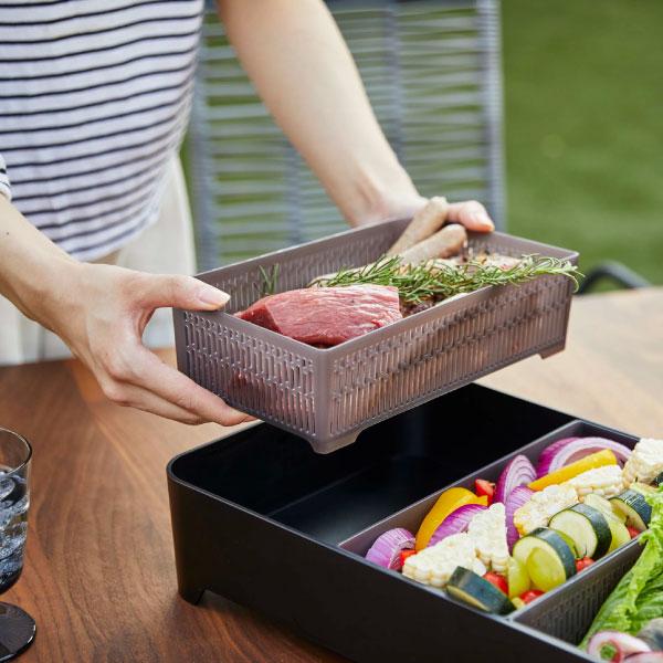 tower 食材入れ おしゃれ タワーシリーズ 公式 蓋付き BBQ バット