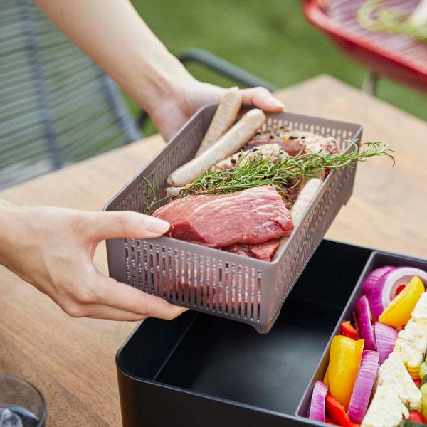 tower 食材入れ おしゃれ タワーシリーズ 公式 蓋付き BBQ バット