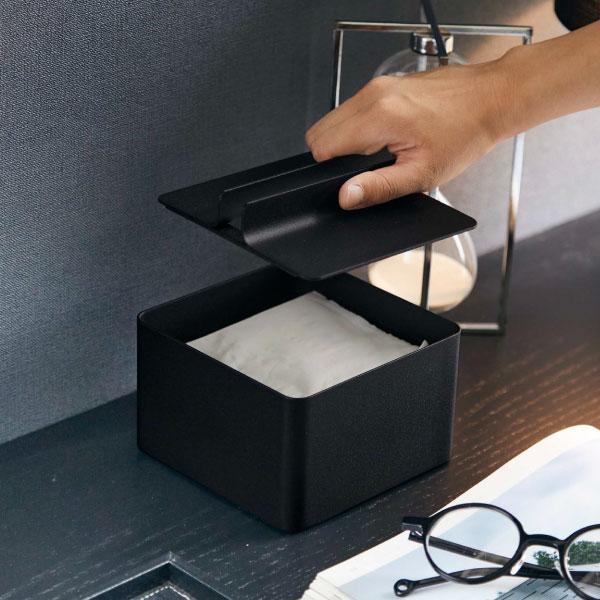 tower ティッシュケース おしゃれ 四角 コンパクト 卓上 高級感