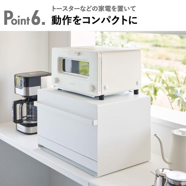 tower ブレッドケース おしゃれ パン収納 コンパクト 大容量 黒 タワー
