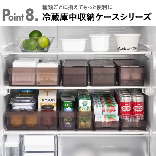 tower 収納ケース 収納ボックス 冷蔵庫トレー おしゃれ 缶収納ラック