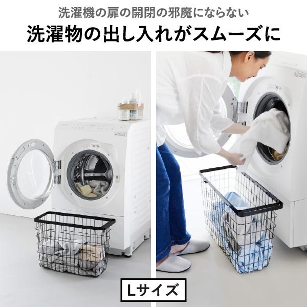 tower ランドリーバスケット 洗濯カゴ 脱衣所 おしゃれ 省スペース