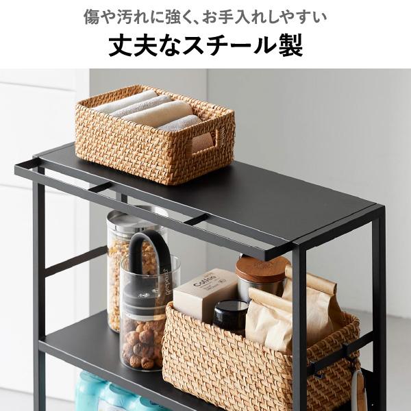tower ワゴン キッチンワゴン スチールワゴン 収納ラック キャスター