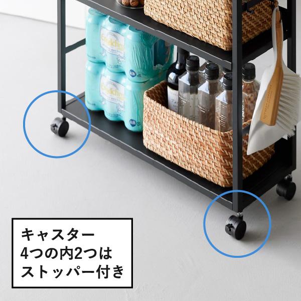 tower ワゴン キッチンワゴン スチールワゴン 収納ラック キャスター