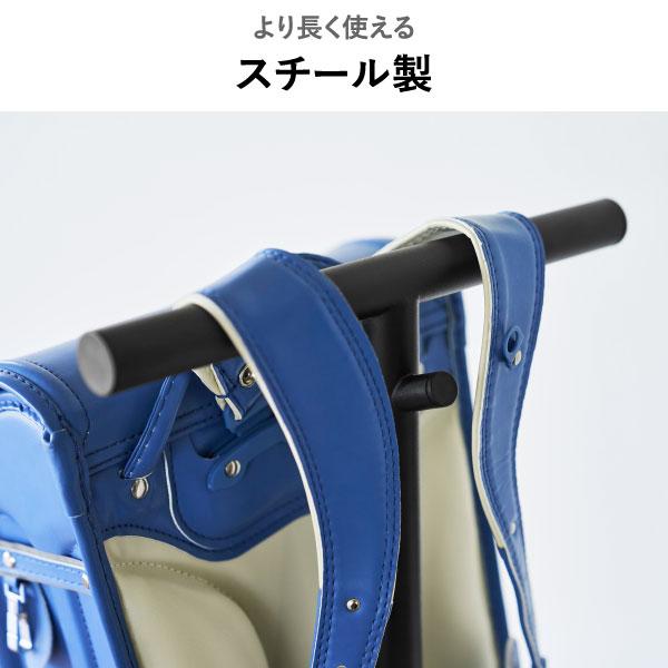 ランドセルラック スリム おしゃれ 置き場 フック 子供部屋 リュック掛け 収納ボックス 玄関 コンパクト 山崎実業 収納付きランドセルスタンド タワー towerの画像