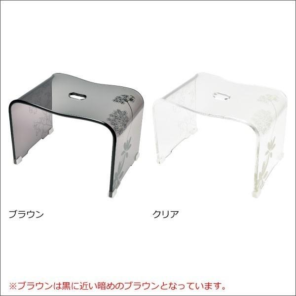センコー バスチェア アクリル クリア おしゃれ バスチェアー お風呂