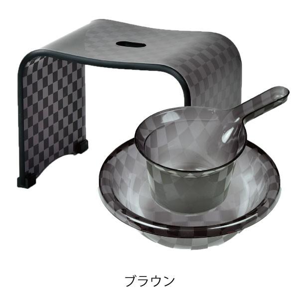 センコー バスチェアセット アクリル クリア おしゃれ バスチェアーお