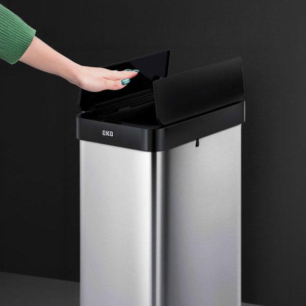 EKO（イーケーオー） ゴミ箱 自動開閉 45L おしゃれ 両開き