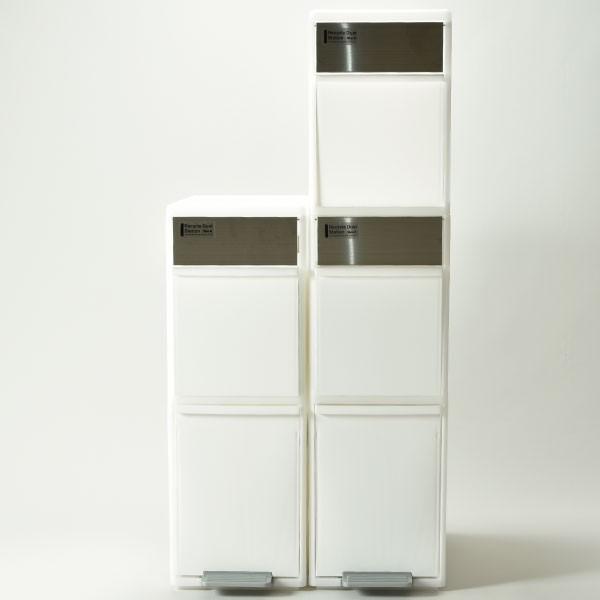 ゴミ箱 ごみ箱 ダストボックス ペダル 縦型 キャスター 分別 キッチン おしゃれ スリム アイデア 分別スイングステーション 2段 Mt046a 100 ママチー 通販 Yahoo ショッピング