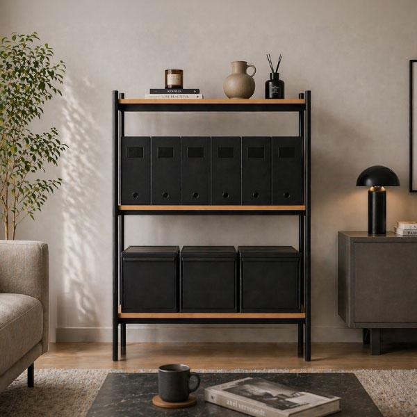 Like-it（ライクイット） 棚 ラック オープンシェルフ 木製 スチール