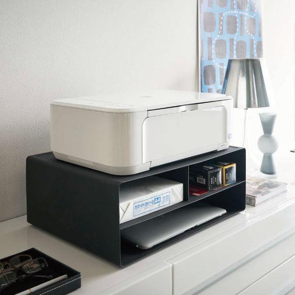 tower プリンターラック 卓上 キャスター付き おしゃれ シンプル 収納