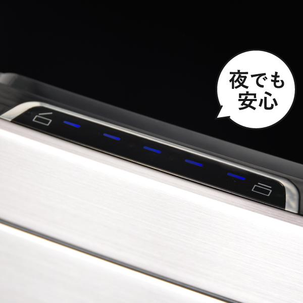 ゴミ箱 自動開閉 ペダル おしゃれ 分別 2段 スリム ダストボックス キッチン用 蓋付き 袋が見えない ステンレス EKO イーケーオー ヒマラヤセンサービン 35L+25L_5