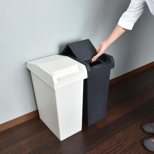 45L ダストボックス　鍵付き　オルテガ　サーフ　お洒落ゴミ箱　カリフォルニア ぼん家具 ゴミ箱 45リットル おしゃれ ダストボックス 分別 キッチン