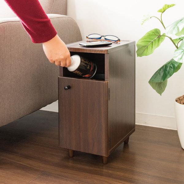 宮武製作所 ゴミ箱 スリム 木目調 コンパクト 6L 10Lゴミ袋対応 サイド