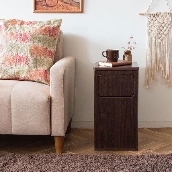 宮武製作所 ゴミ箱 おしゃれ 木製 20リットル スイング式 スリム