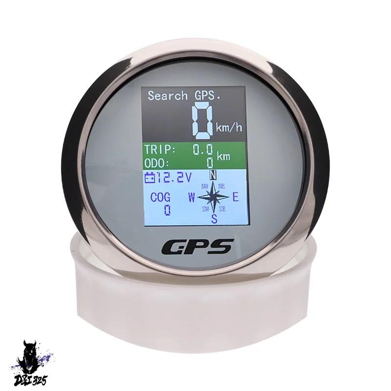 【互換品】 85mm GPSアンテナスピードメーター 防水スクリーン ボート ヨット 歩数計 トラベルカウンター 電圧計 - 社外製 |  | 05