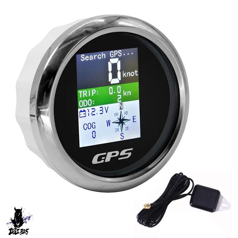 【互換品】 85mm GPSアンテナスピードメーター 防水スクリーン ボート ヨット 歩数計 トラベルカウンター 電圧計 - 社外製 |  | 06