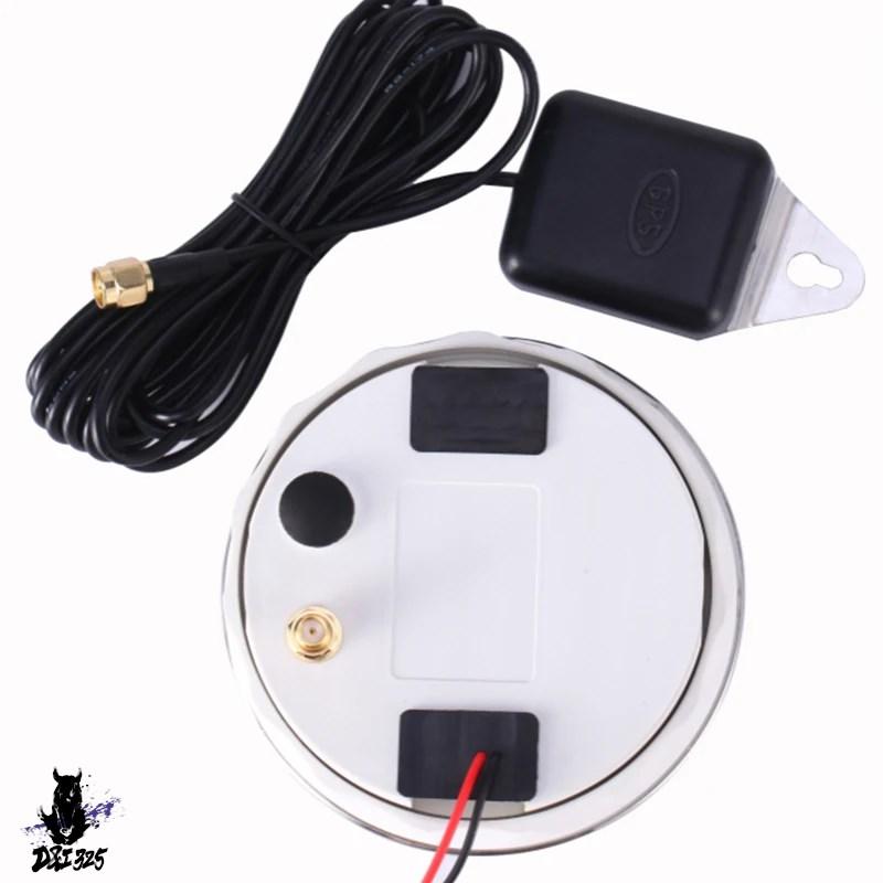 【互換品】 85mm GPSアンテナスピードメーター 防水スクリーン ボート ヨット 歩数計 トラベルカウンター 電圧計 - 社外製 |  | 08