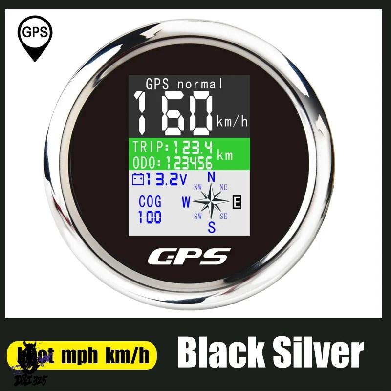 【互換品】 85mm GPSアンテナスピードメーター 防水スクリーン ボート ヨット 歩数計 トラベルカウンター 電圧計 - 社外製 |  | 09